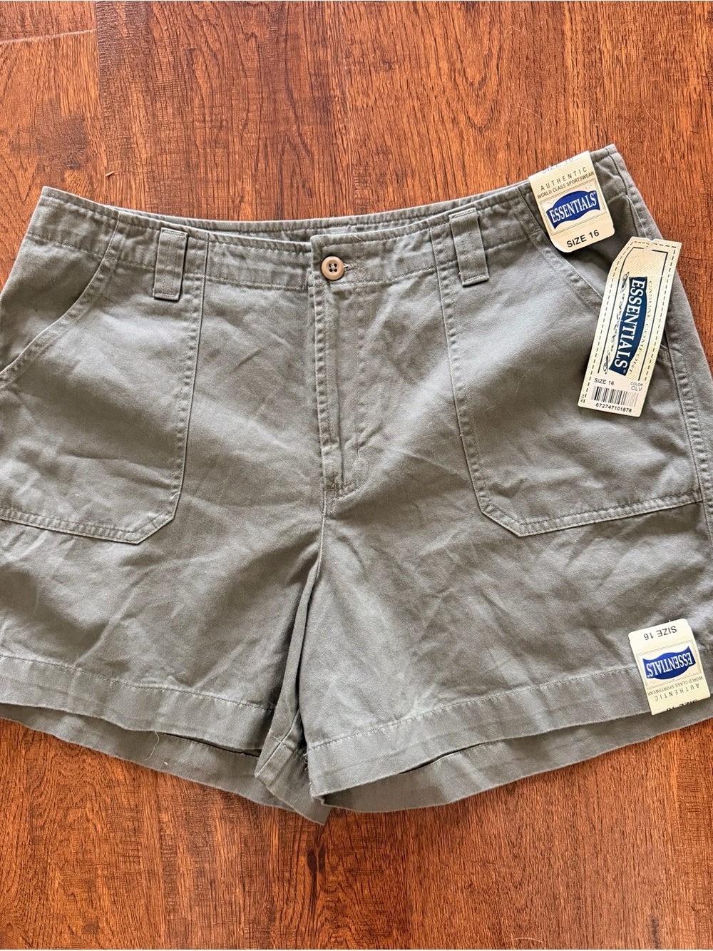 New Essentials Women's Olive Green Casual Shorts